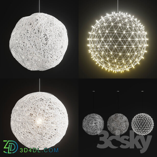 Lighting Set 01 Pendant light 3D Models