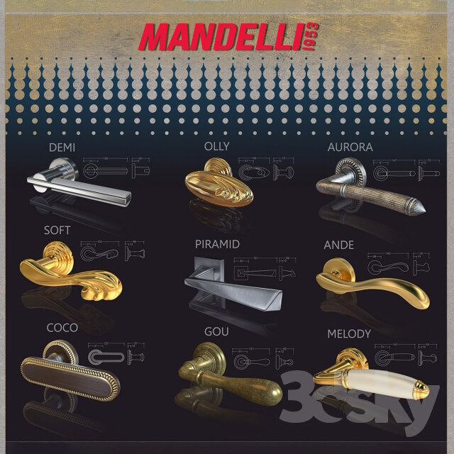Door handles Mandelli