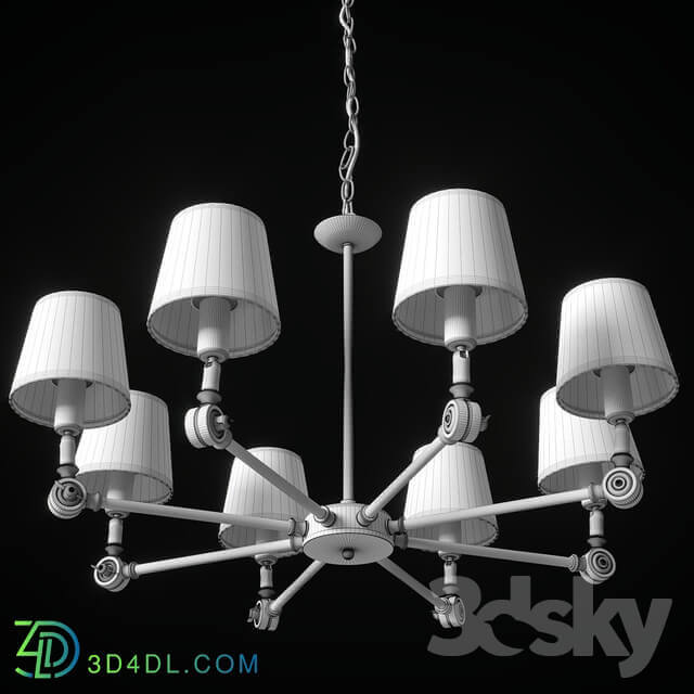 Dantone Home Chandelier Kingston with 8 light bulbs