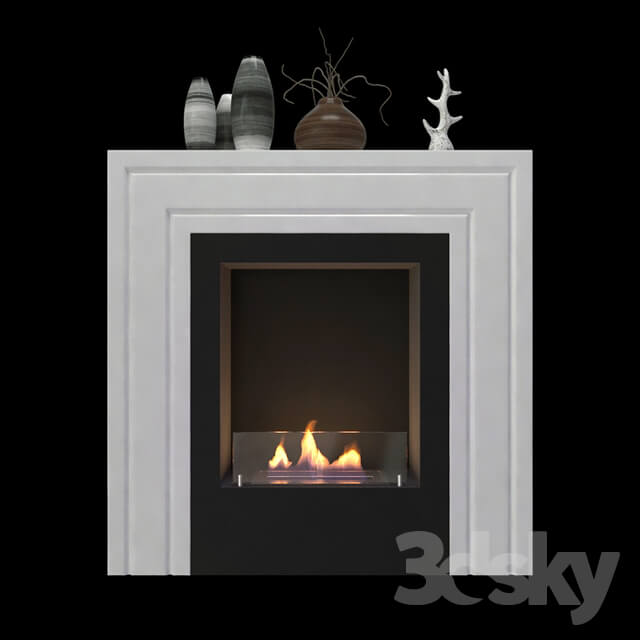 Animated bio fireplace Kristine