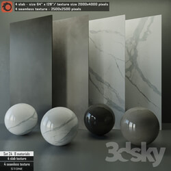 Stone slab Seamless texture Set 24 