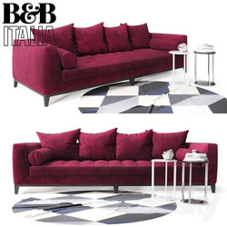 Sofa B B Italia Lutteria with pillows 