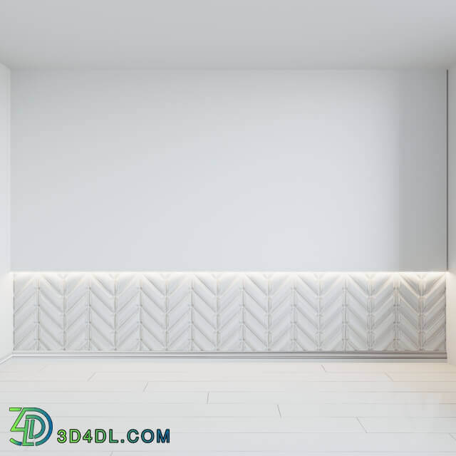 3D panel CHEVRON WALL PANEL