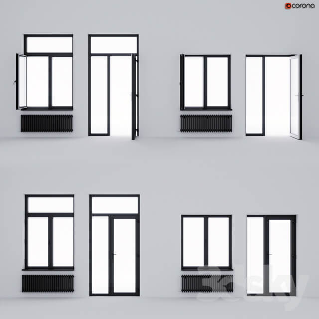 Aluminum window and balcony door ALUMIL