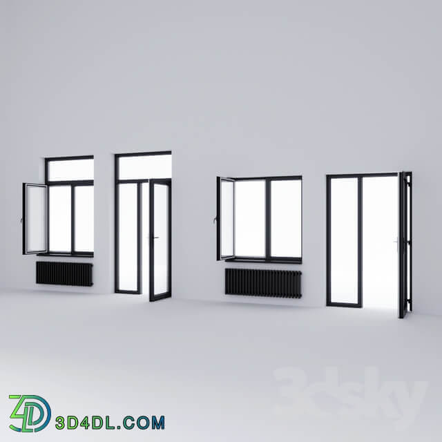 Aluminum window and balcony door ALUMIL