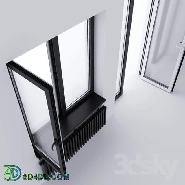 Aluminum window and balcony door ALUMIL