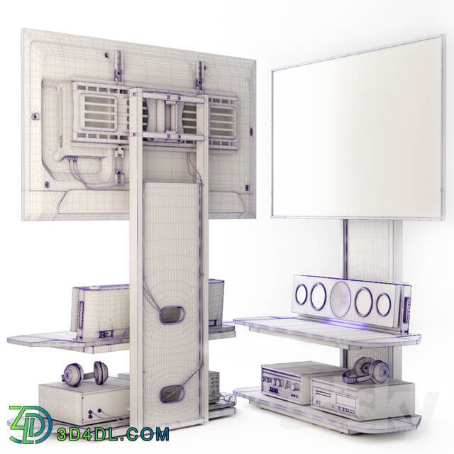 Television stand acoustics.