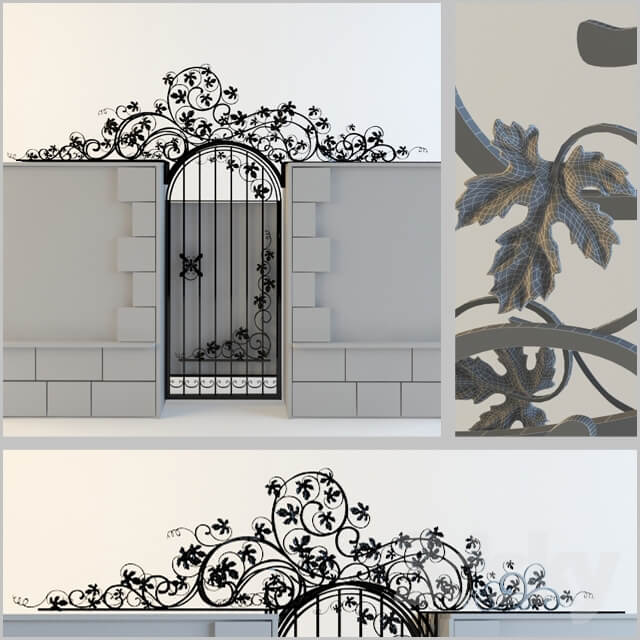 Other architectural elements Forged gate