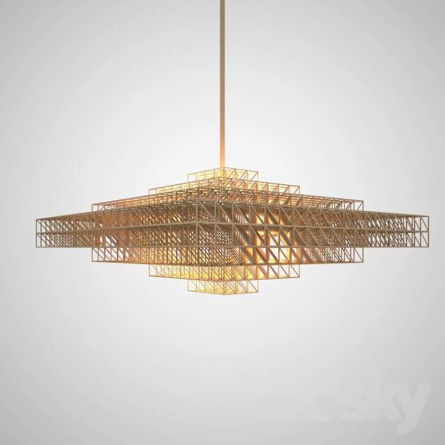 Philippe Maloin Gridlock Pendant light 3D Models