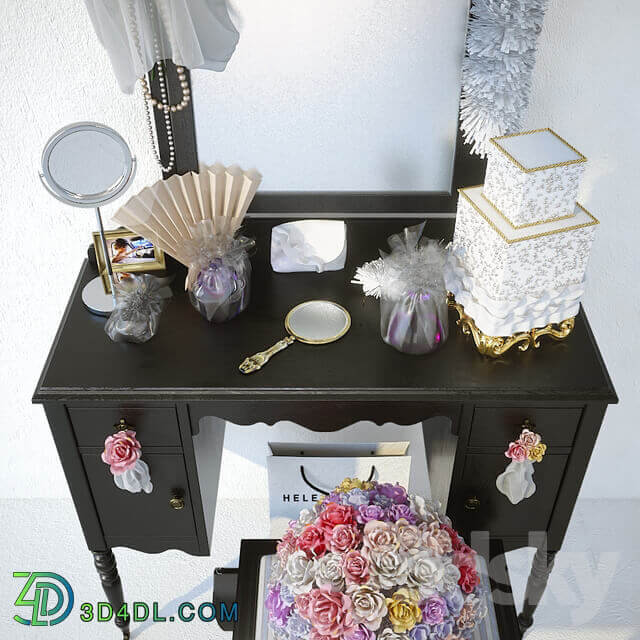 Table Chair Dressing table