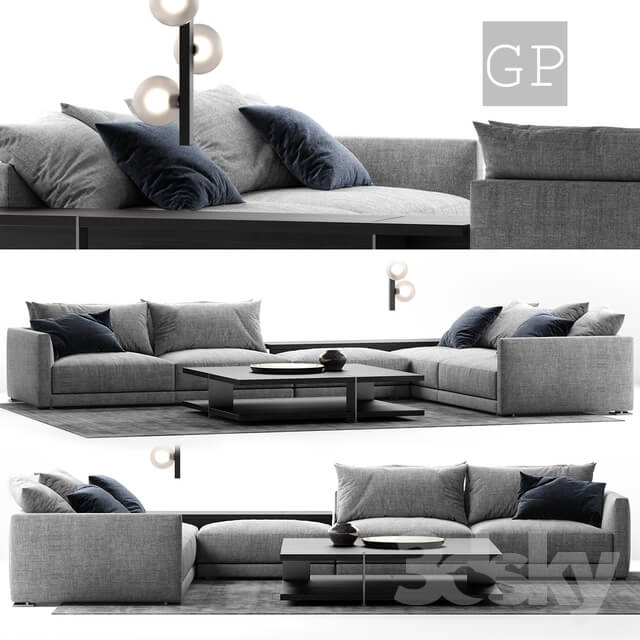 Sofa Poliform Bristol Sofa Composition C