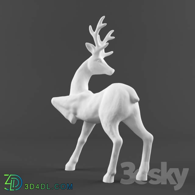 Sculpture Deer 2