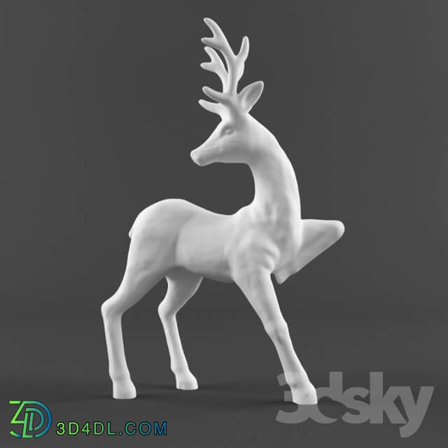 Sculpture Deer 2