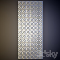 Gypsum wall panel 3D 2 
