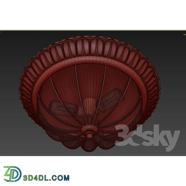 Lamp A2241PL 3WG from the San marco collection from the Arte Lamp factory Ceiling lamp 3D Models