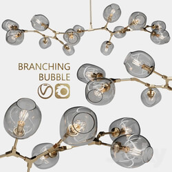 Branching bubble 13 lamps Pendant light 3D Models 