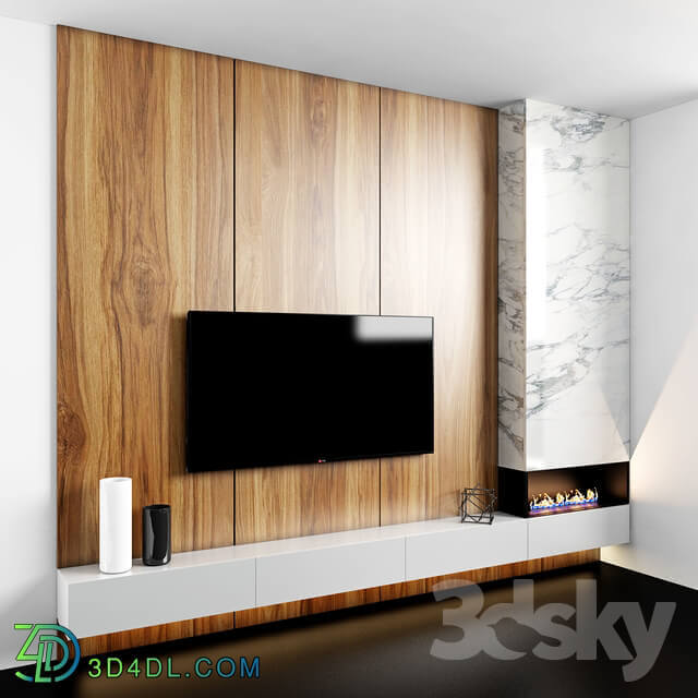 Other Fireplace Wood TV zone