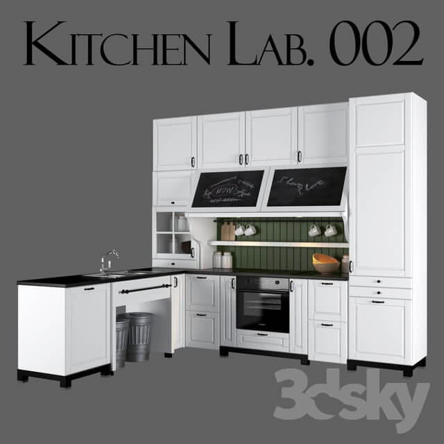 Kitchen Kitchen Lab. 002 by WoodenHouse