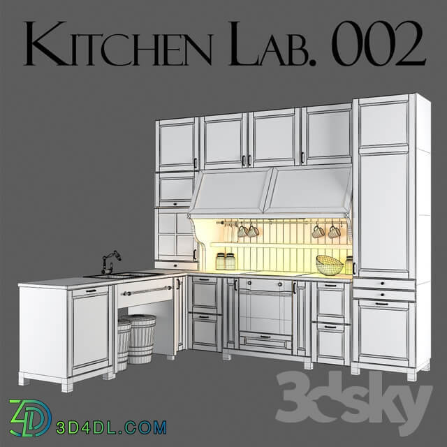 Kitchen Kitchen Lab. 002 by WoodenHouse