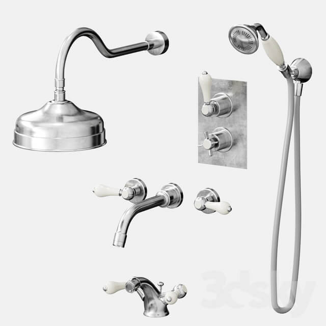 A set of mixers for bathroom and shower Bruma