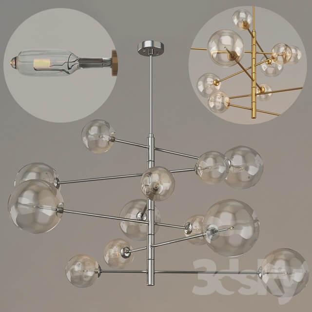 EICHHOLTZ Chandelier Argento L 112076 111975