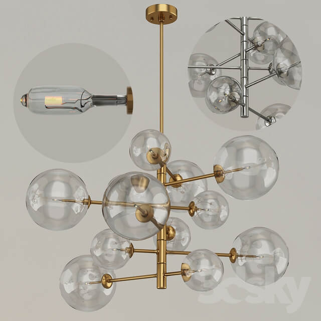 EICHHOLTZ Chandelier Argento S 111976 112077