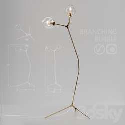 Floor lamp Branching bubble 