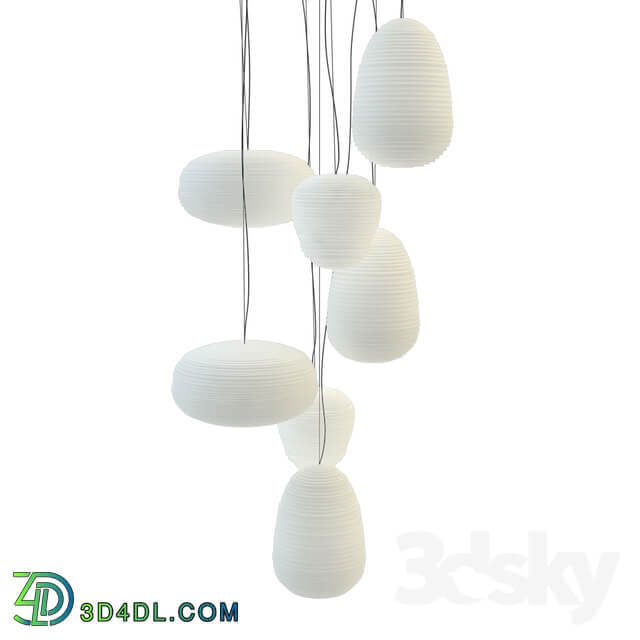 Suspension fixture foscarini rituals 3 multi sospensione Pendant light 3D Models