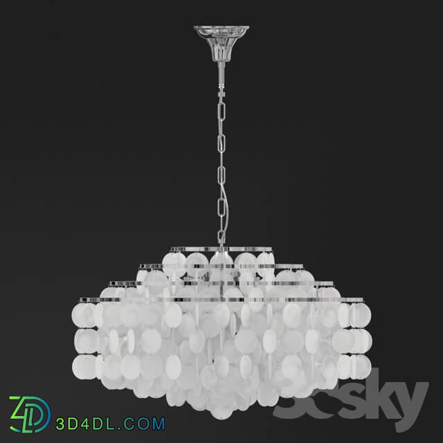 Chandelier with 6 lamps by Terandpet
