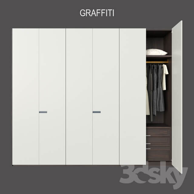 Wardrobe Display cabinets POLIFORM WARDROBES GRAFFITI