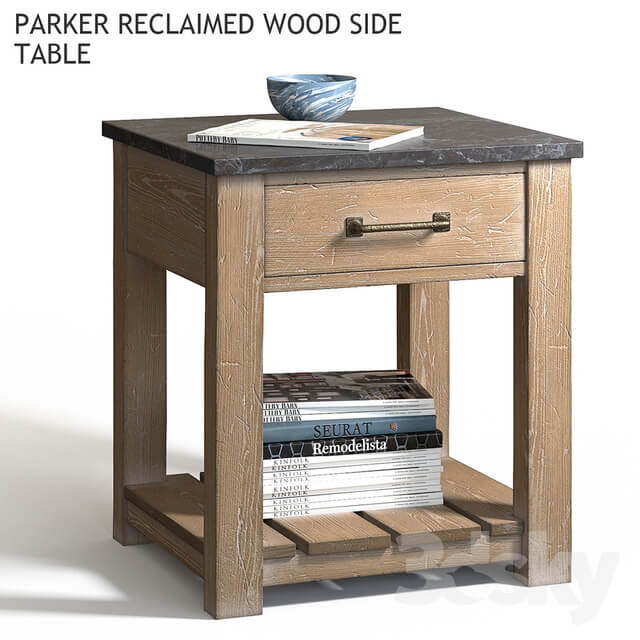 Sideboard Chest of drawer Pottery barn PARKER RECLAIMED WOOD SIDE TABLE