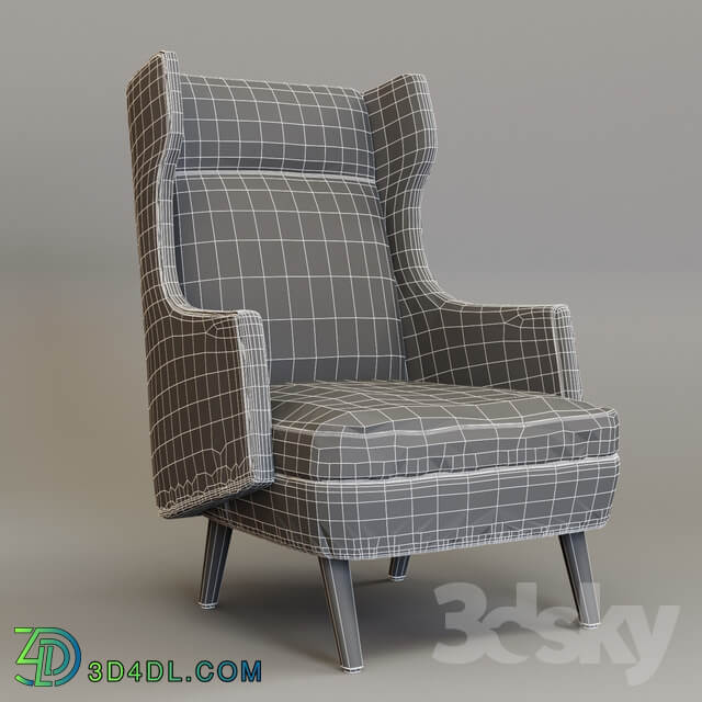 Arteriors Budelli Wing chair