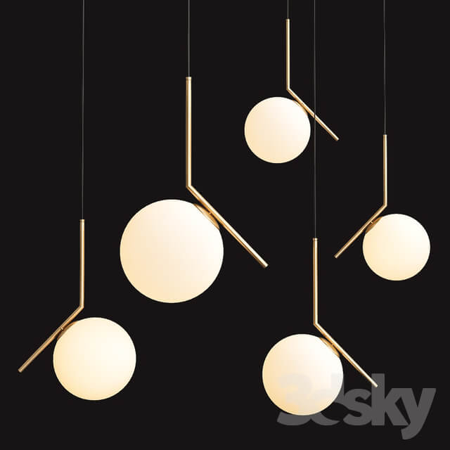 Flos IC Lights Pendant light 3D Models