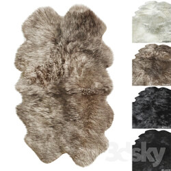 Natural Sheepskin Rug RH 