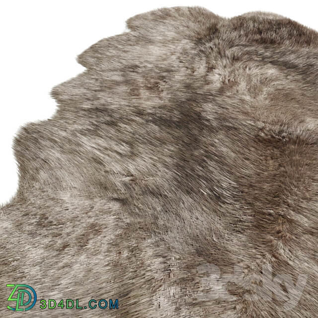 Natural Sheepskin Rug RH