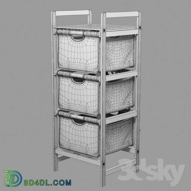 Sideboard Chest of drawer Giantex 3 drawer Bamboo Storage Shelf Dresser