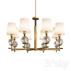 Modern American Crystal Droplight 