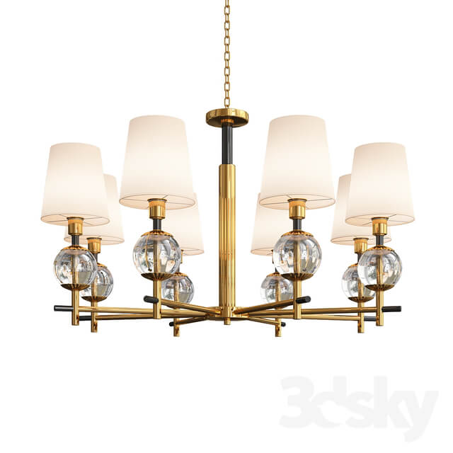 Modern American Crystal Droplight