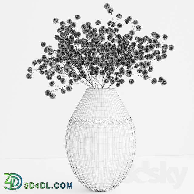 Plant A bouquet of flowers in a vase 17