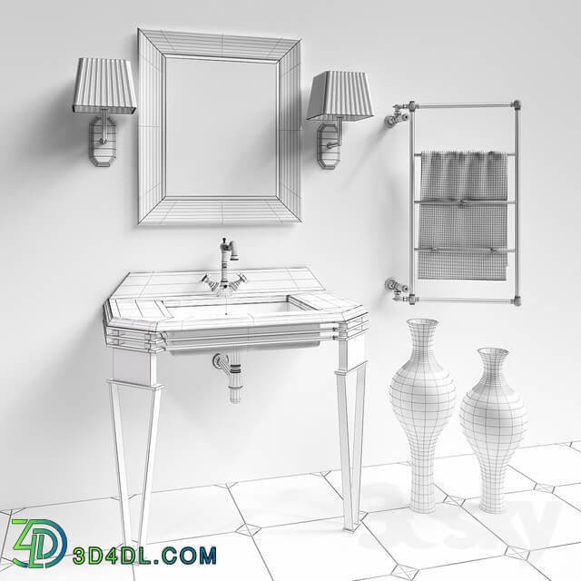 Set of furniture and sanitary ware for the bathroom Gaia Mobili 6