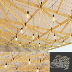 Miscellaneous Wooden suspended ceiling 4 