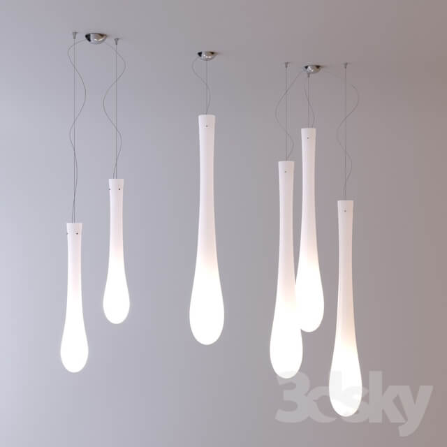 Vistosi LACRIMA Pendant light 3D Models