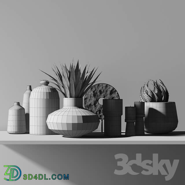decorative set 03 3D Models