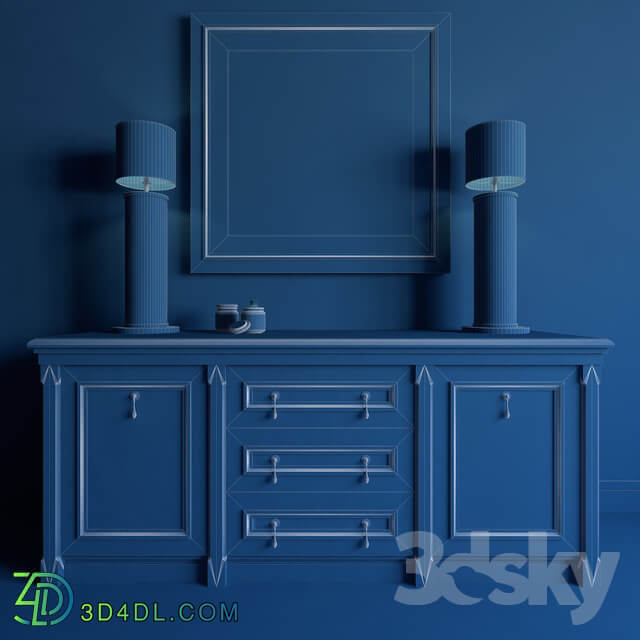 Sideboard Chest of drawer Dresser 01 dresser 01