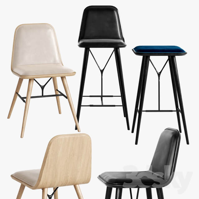 Fredericia Spine Stool Barstool Chair