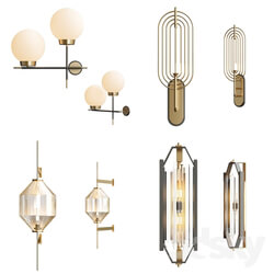 Modern wall lamps collection 