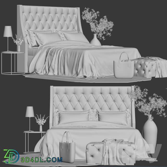 Bed Tiffany bed decor