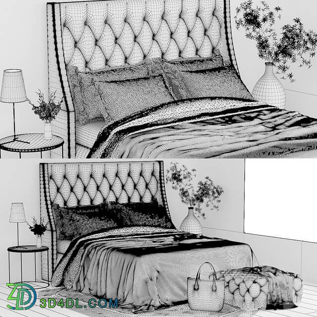 Bed Tiffany bed decor