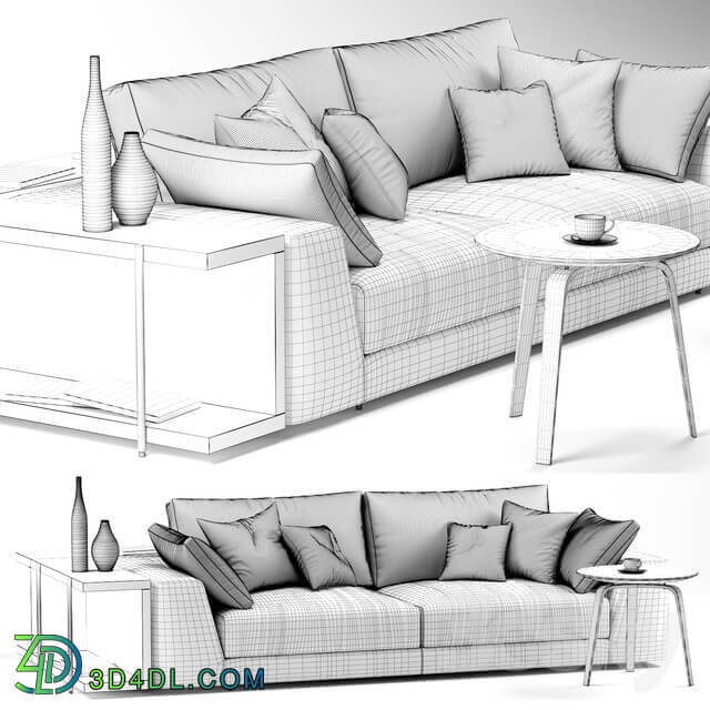 Argo gray sofa AG002 MisuraEmme