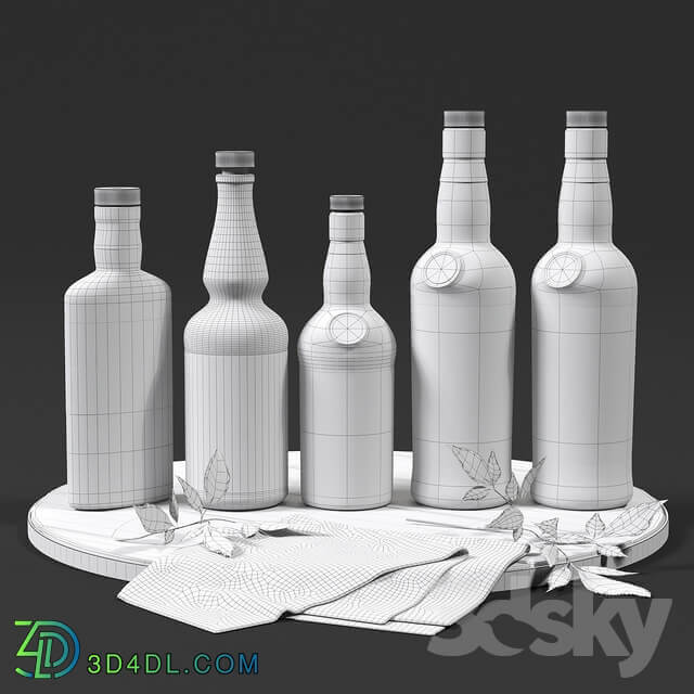 Set of bottles 02